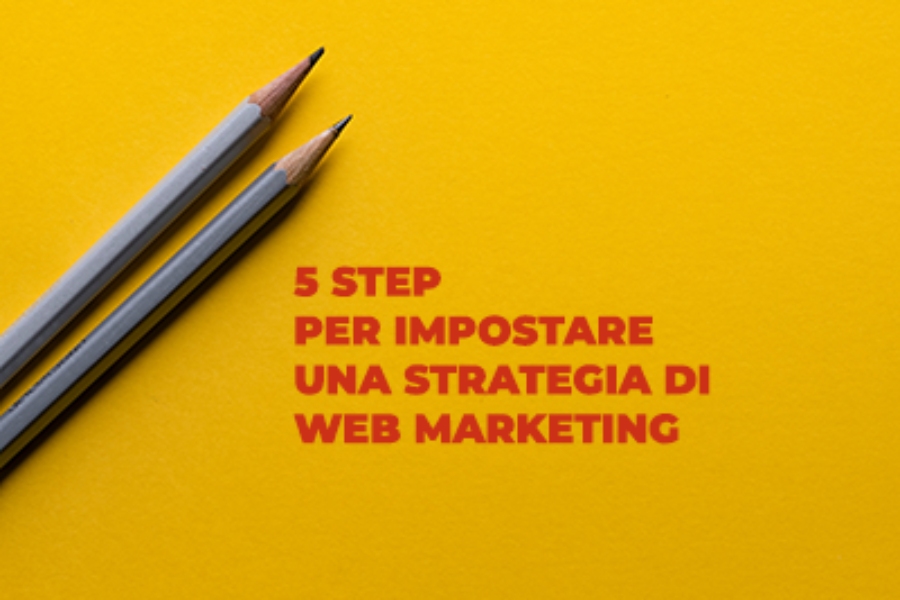 5 step per impostare una strategia di web marketing